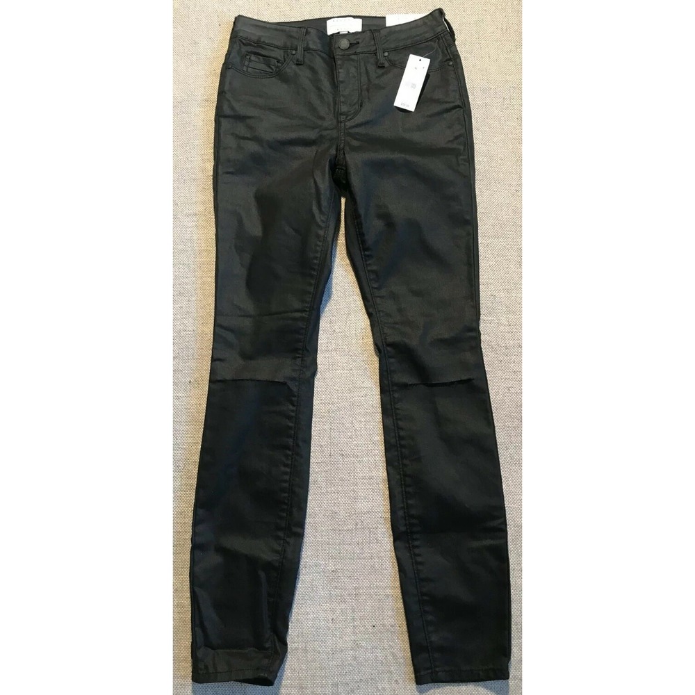 Kendall & Kylie Women's Pants Black 25 High Rise Distressed $59 #756